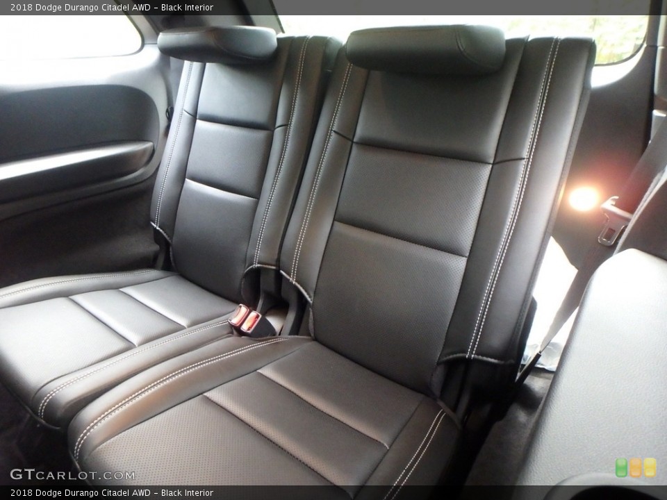 Black Interior Rear Seat for the 2018 Dodge Durango Citadel AWD #129381191