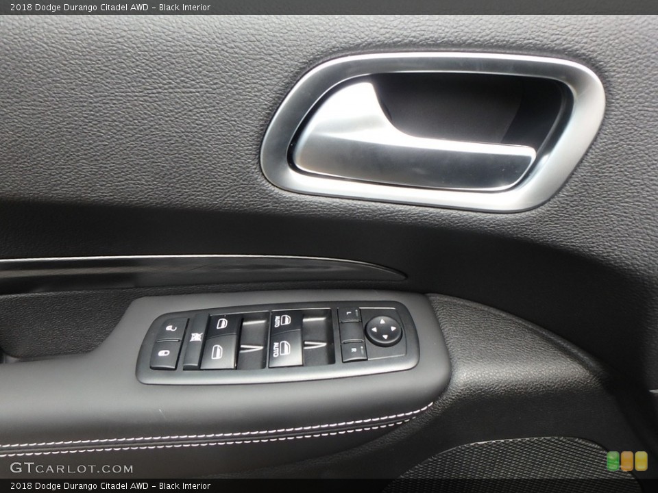 Black Interior Controls for the 2018 Dodge Durango Citadel AWD #129381239