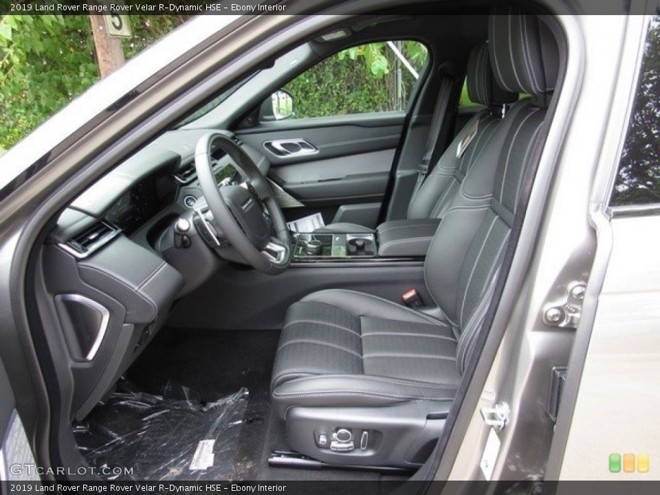 Ebony Interior Photo for the 2019 Land Rover Range Rover Velar R-Dynamic HSE #129395585