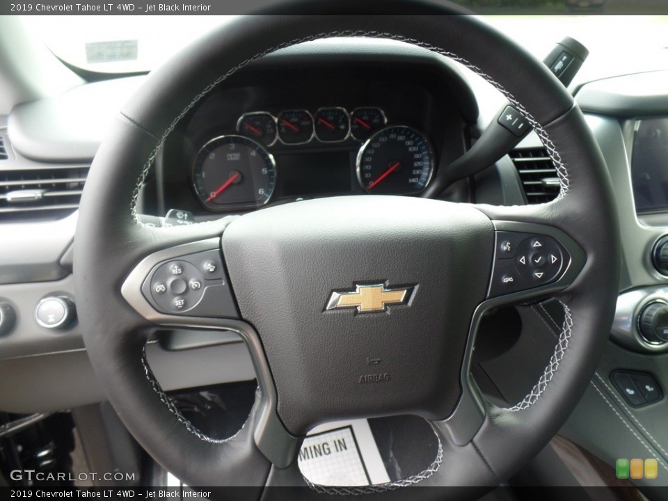Jet Black Interior Steering Wheel for the 2019 Chevrolet Tahoe LT 4WD #129395756