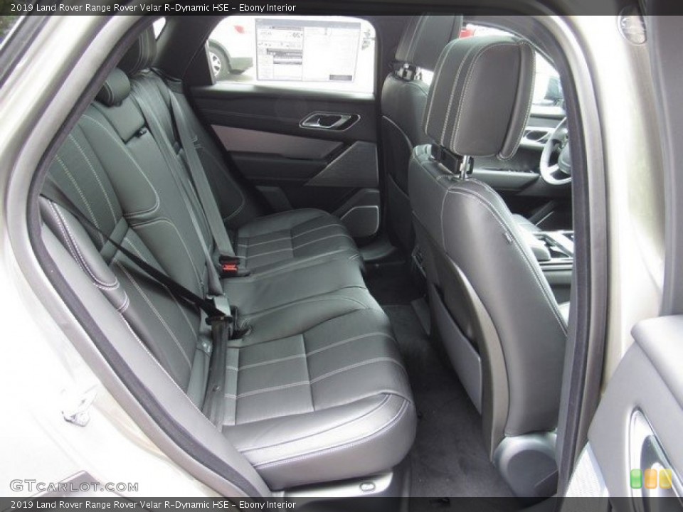 Ebony Interior Rear Seat for the 2019 Land Rover Range Rover Velar R-Dynamic HSE #129395843