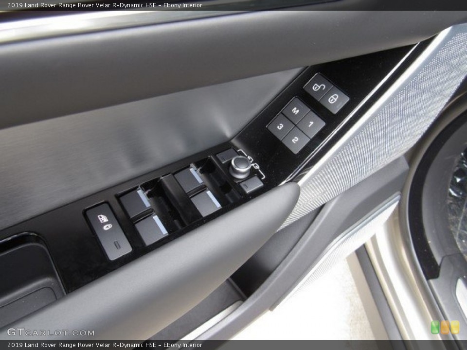 Ebony Interior Controls for the 2019 Land Rover Range Rover Velar R-Dynamic HSE #129395924