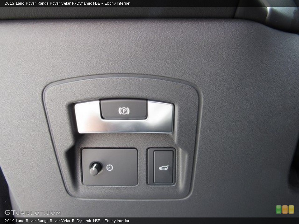 Ebony Interior Controls for the 2019 Land Rover Range Rover Velar R-Dynamic HSE #129395960