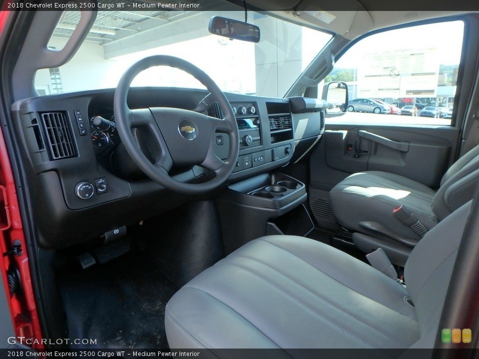 Medium Pewter Interior Photo for the 2018 Chevrolet Express 2500 Cargo WT #129396929
