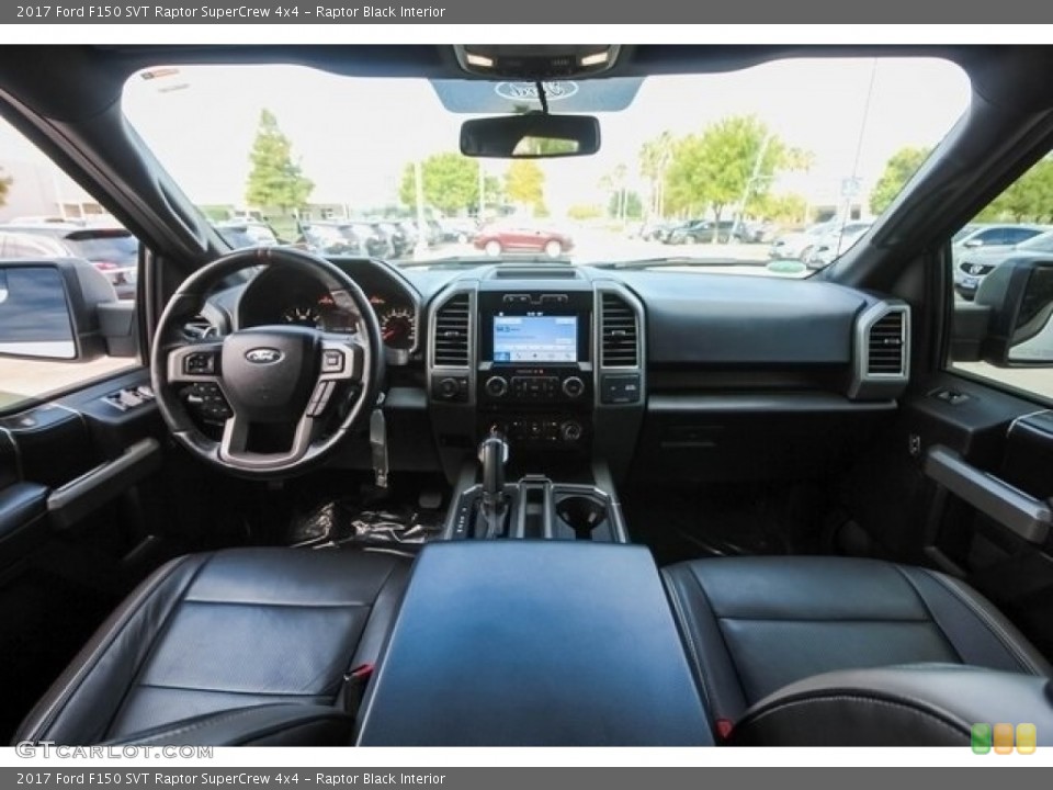 Raptor Black Interior Dashboard for the 2017 Ford F150 SVT Raptor SuperCrew 4x4 #129400808