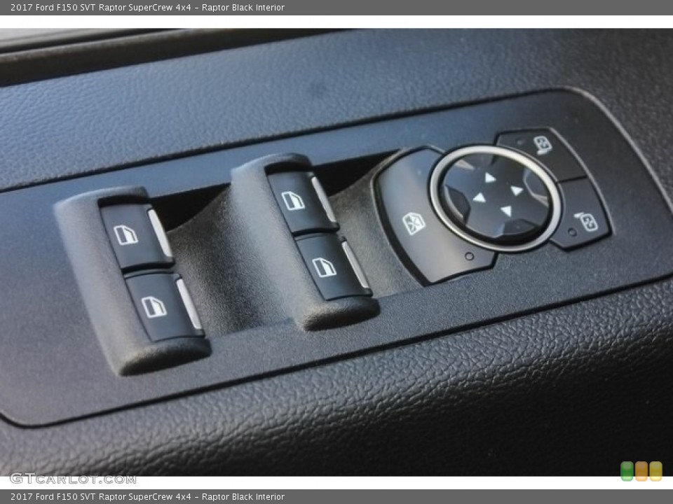 Raptor Black Interior Controls for the 2017 Ford F150 SVT Raptor SuperCrew 4x4 #129400874
