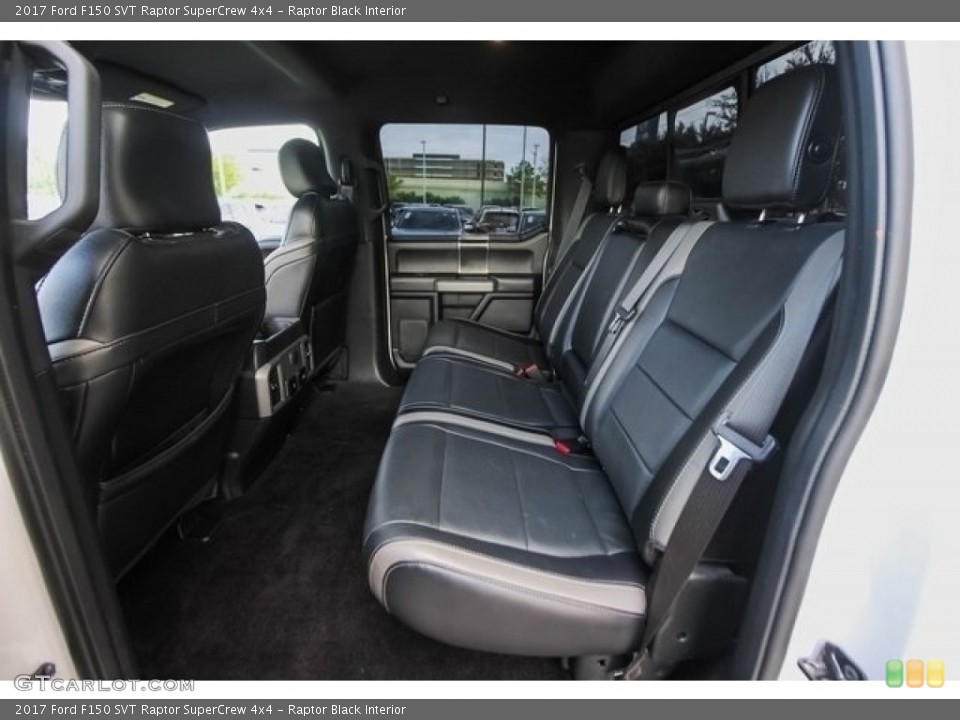 Raptor Black Interior Rear Seat for the 2017 Ford F150 SVT Raptor SuperCrew 4x4 #129400940