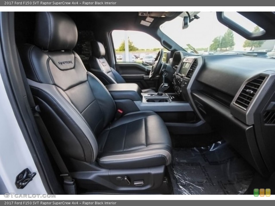 Raptor Black Interior Front Seat for the 2017 Ford F150 SVT Raptor SuperCrew 4x4 #129400992