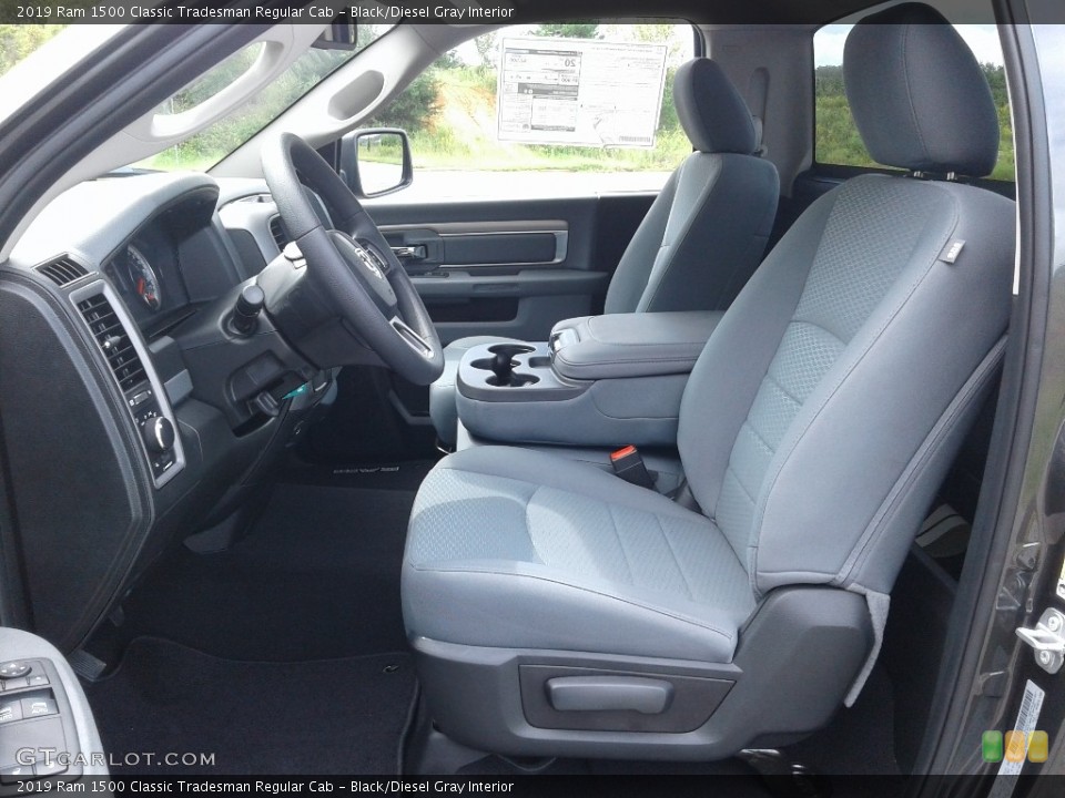 Black/Diesel Gray Interior Photo for the 2019 Ram 1500 Classic Tradesman Regular Cab #129401609