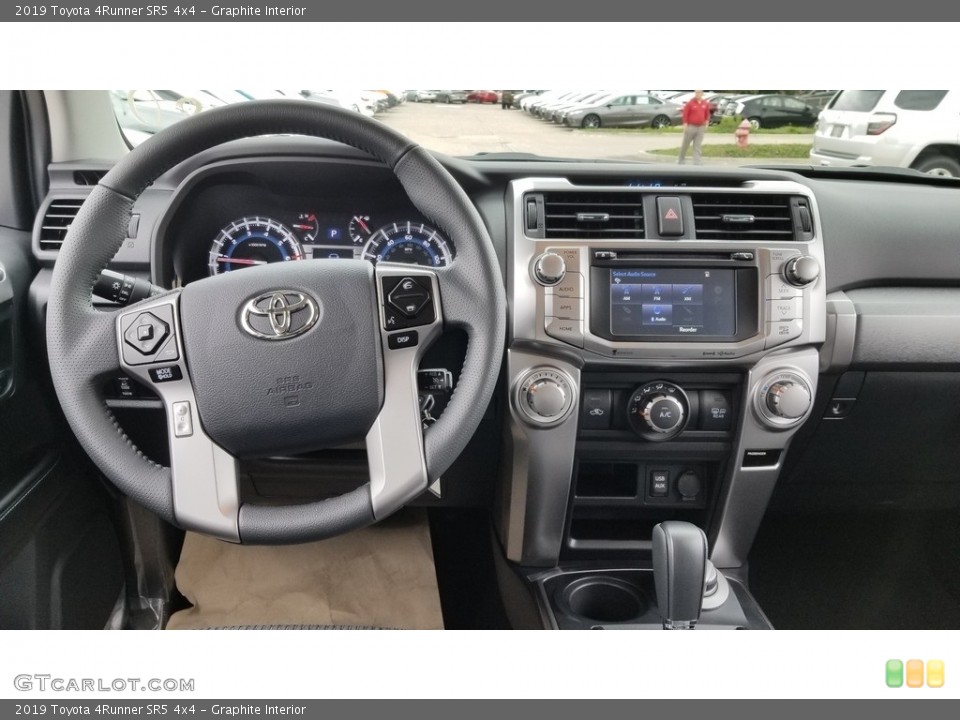 Graphite Interior Dashboard for the 2019 Toyota 4Runner SR5 4x4 #129420519