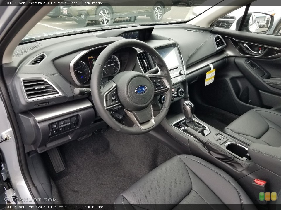 Black Interior Photo for the 2019 Subaru Impreza 2.0i Limited 4-Door #129427296
