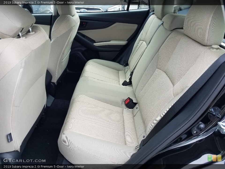 Ivory Interior Rear Seat for the 2019 Subaru Impreza 2.0i Premium 5-Door #129427872