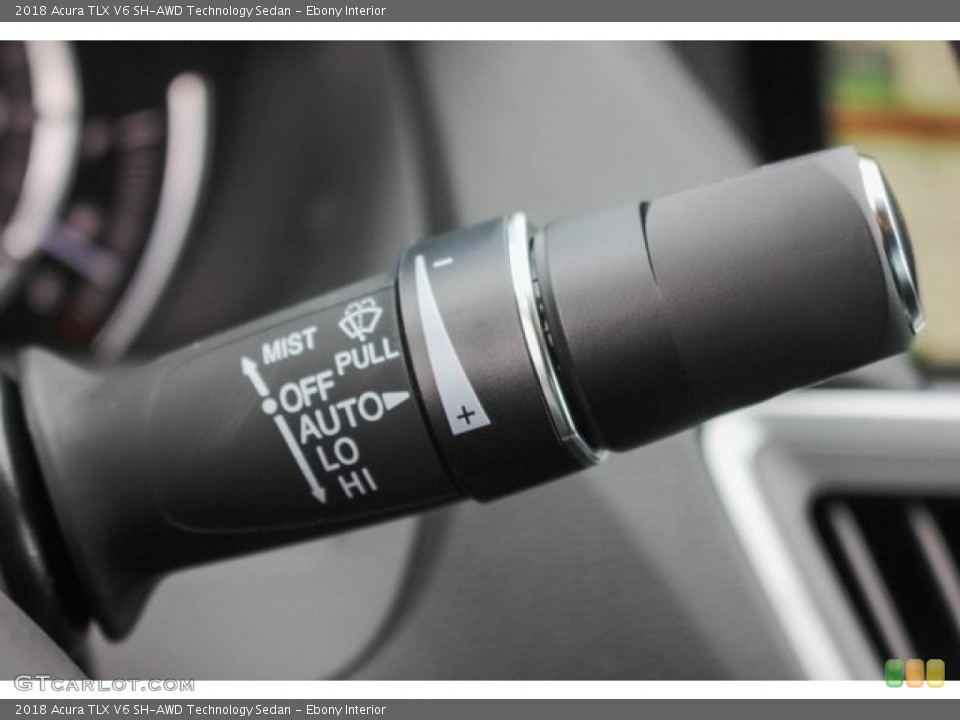 Ebony Interior Controls for the 2018 Acura TLX V6 SH-AWD Technology Sedan #129430470
