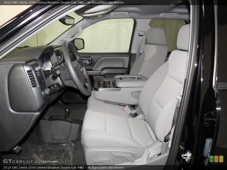 Jet Black/Dark Ash Interior Photo for the 2019 GMC Sierra 1500 Limited Elevation Double Cab 4WD #129430713