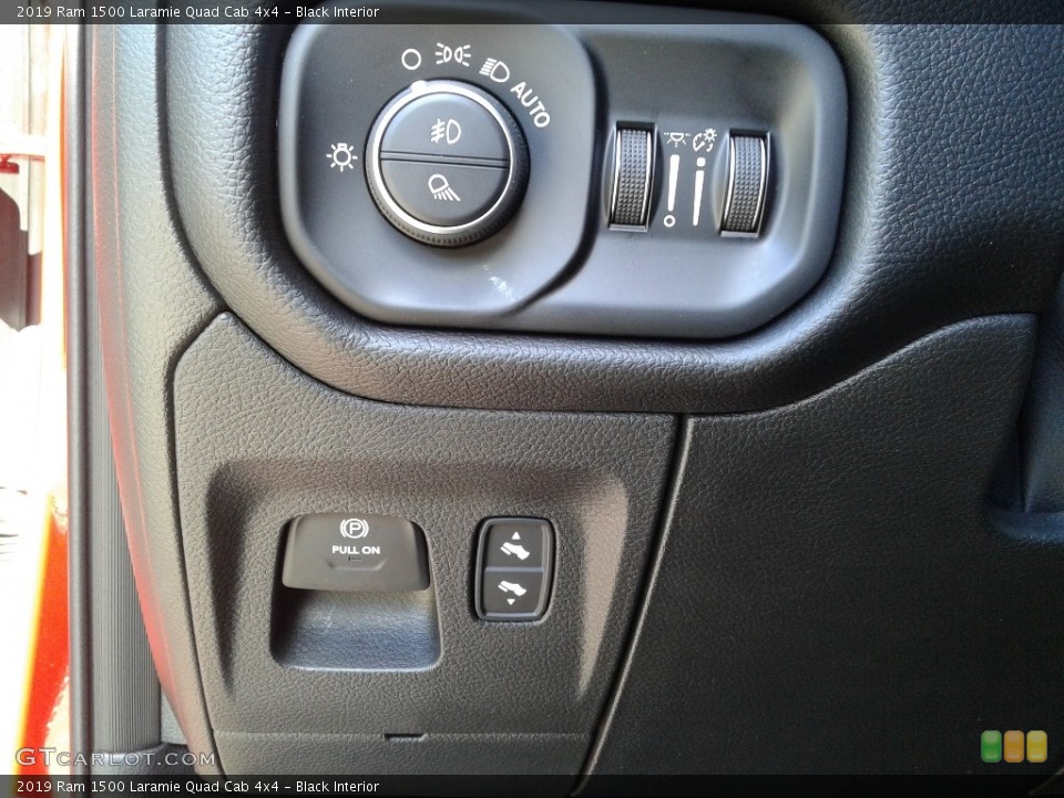 Black Interior Controls for the 2019 Ram 1500 Laramie Quad Cab 4x4 #129452861