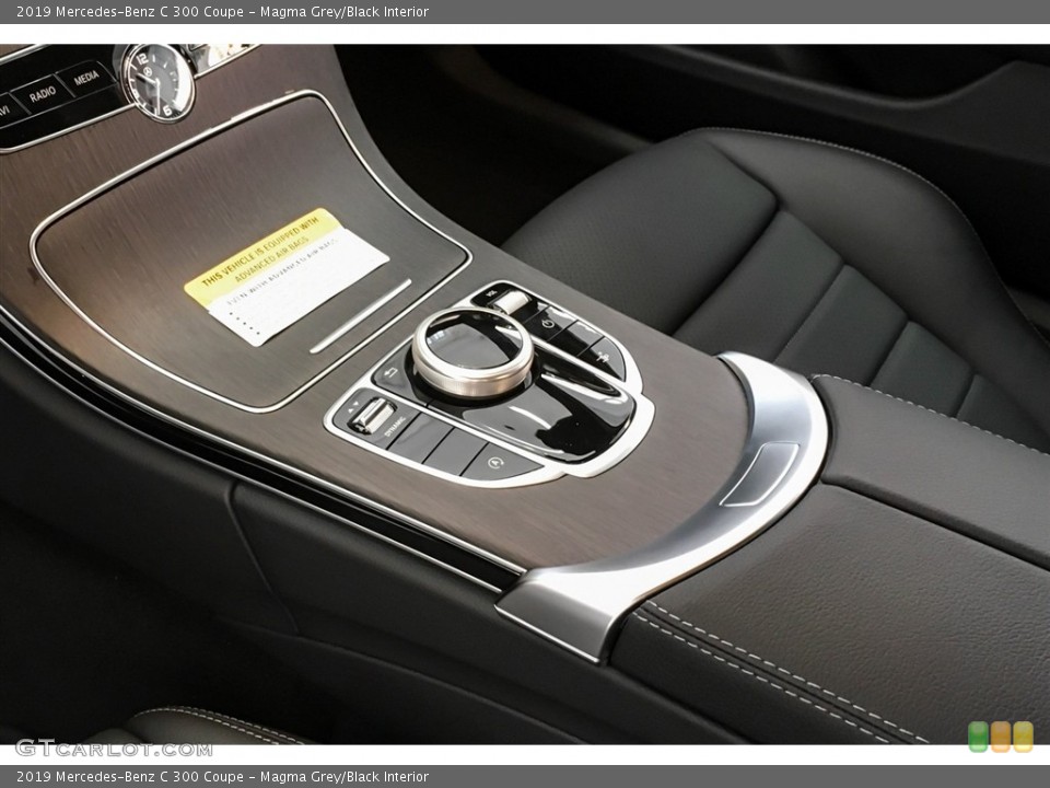 Magma Grey/Black Interior Controls for the 2019 Mercedes-Benz C 300 Coupe #129457838