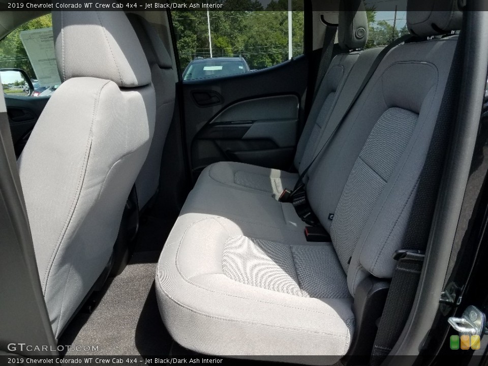 Jet Black/Dark Ash Interior Rear Seat for the 2019 Chevrolet Colorado WT Crew Cab 4x4 #129485615