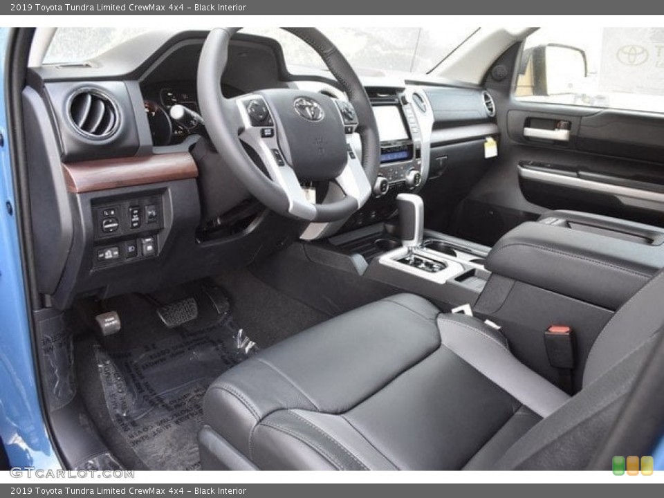 Black Interior Photo for the 2019 Toyota Tundra Limited CrewMax 4x4 #129488492