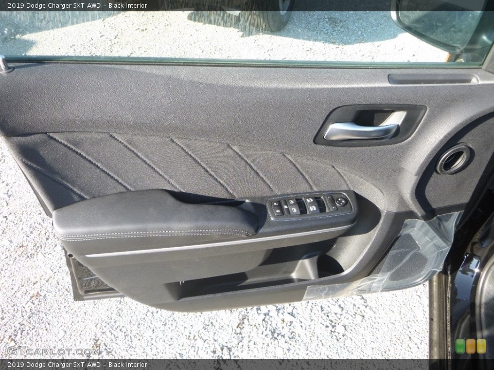 Black Interior Door Panel for the 2019 Dodge Charger SXT AWD #129497625