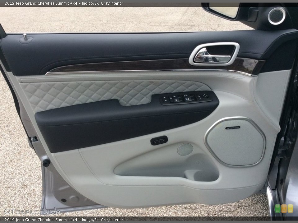 Indigo/Ski Gray Interior Door Panel for the 2019 Jeep Grand Cherokee Summit 4x4 #129498711
