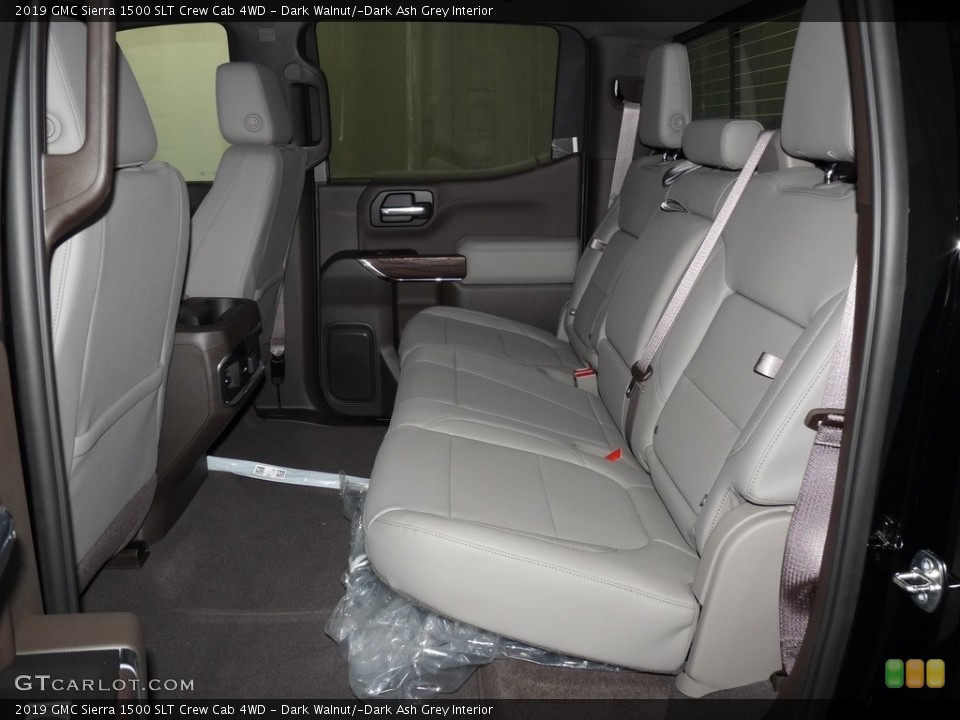 Dark Walnut/­Dark Ash Grey Interior Rear Seat for the 2019 GMC Sierra 1500 SLT Crew Cab 4WD #129502551