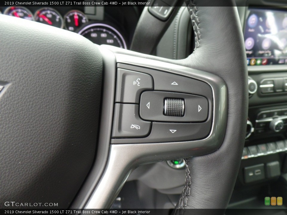Jet Black Interior Steering Wheel for the 2019 Chevrolet Silverado 1500 LT Z71 Trail Boss Crew Cab 4WD #129508239