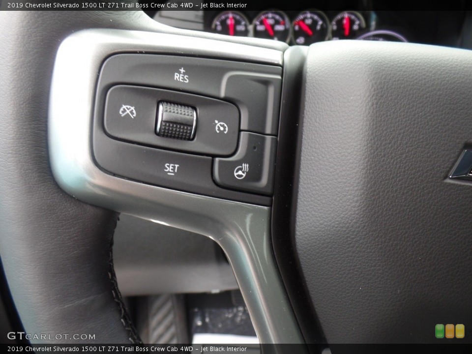 Jet Black Interior Steering Wheel for the 2019 Chevrolet Silverado 1500 LT Z71 Trail Boss Crew Cab 4WD #129508263