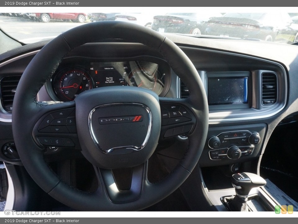 Black Interior Dashboard for the 2019 Dodge Charger SXT #129508474