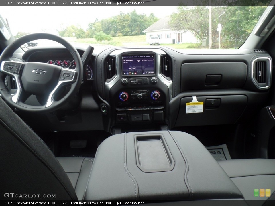 Jet Black Interior Dashboard for the 2019 Chevrolet Silverado 1500 LT Z71 Trail Boss Crew Cab 4WD #129508665
