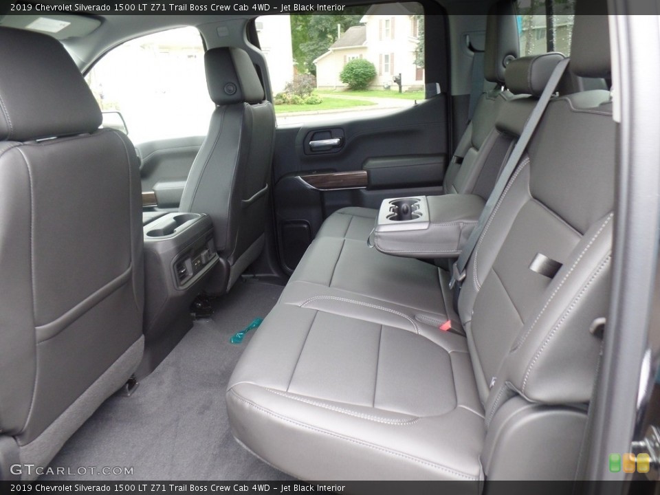 Jet Black Interior Rear Seat for the 2019 Chevrolet Silverado 1500 LT Z71 Trail Boss Crew Cab 4WD #129508755