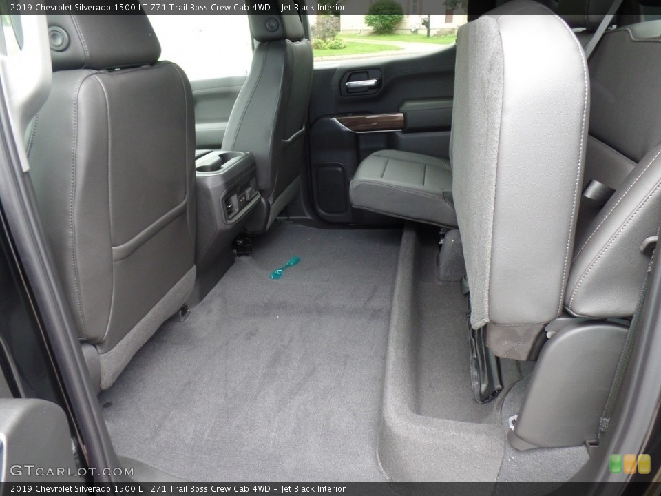 Jet Black Interior Rear Seat for the 2019 Chevrolet Silverado 1500 LT Z71 Trail Boss Crew Cab 4WD #129508776
