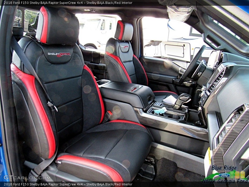 Shelby BAJA Black/Red Interior Photo for the 2018 Ford F150 Shelby BAJA Raptor SuperCrew 4x4 #129508779