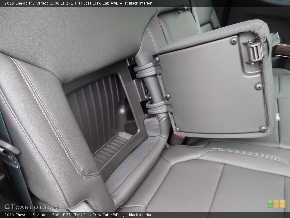 Jet Black Interior Rear Seat for the 2019 Chevrolet Silverado 1500 LT Z71 Trail Boss Crew Cab 4WD #129508869