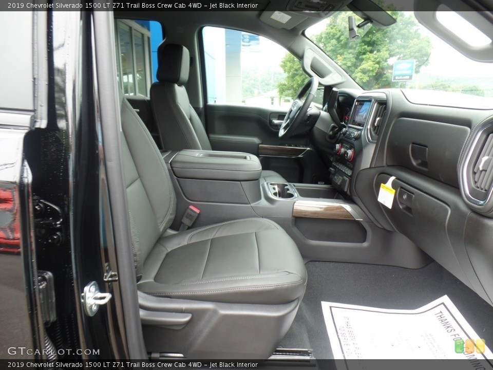 Jet Black Interior Front Seat for the 2019 Chevrolet Silverado 1500 LT Z71 Trail Boss Crew Cab 4WD #129508917