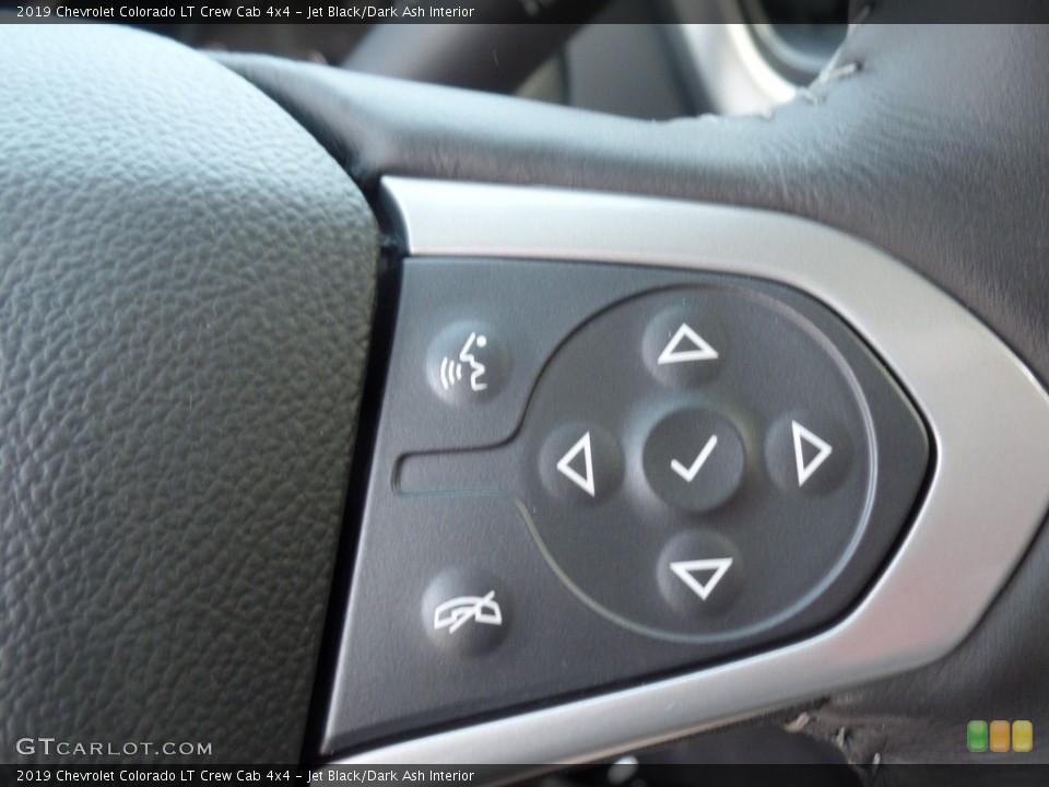 Jet Black/Dark Ash Interior Steering Wheel for the 2019 Chevrolet Colorado LT Crew Cab 4x4 #129509928