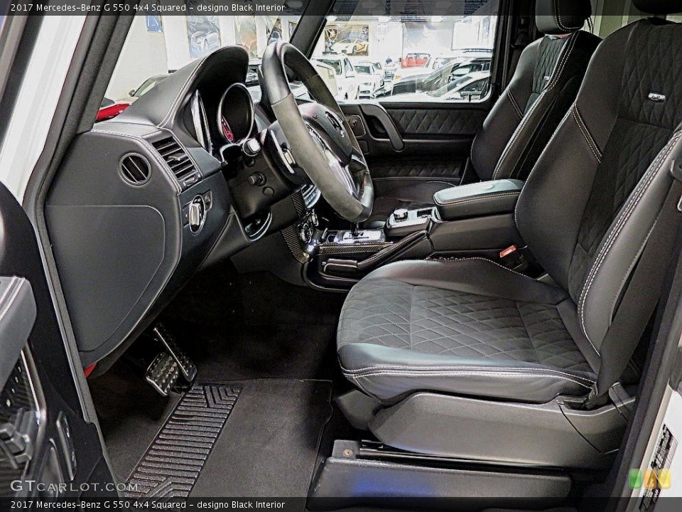 designo Black Interior Photo for the 2017 Mercedes-Benz G 550 4x4 Squared #129515022