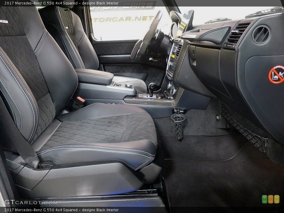designo Black Interior Front Seat for the 2017 Mercedes-Benz G 550 4x4 Squared #129515035