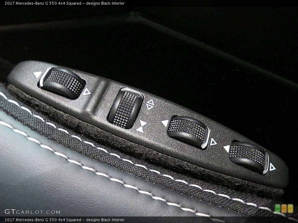 designo Black Interior Controls for the 2017 Mercedes-Benz G 550 4x4 Squared #129515103