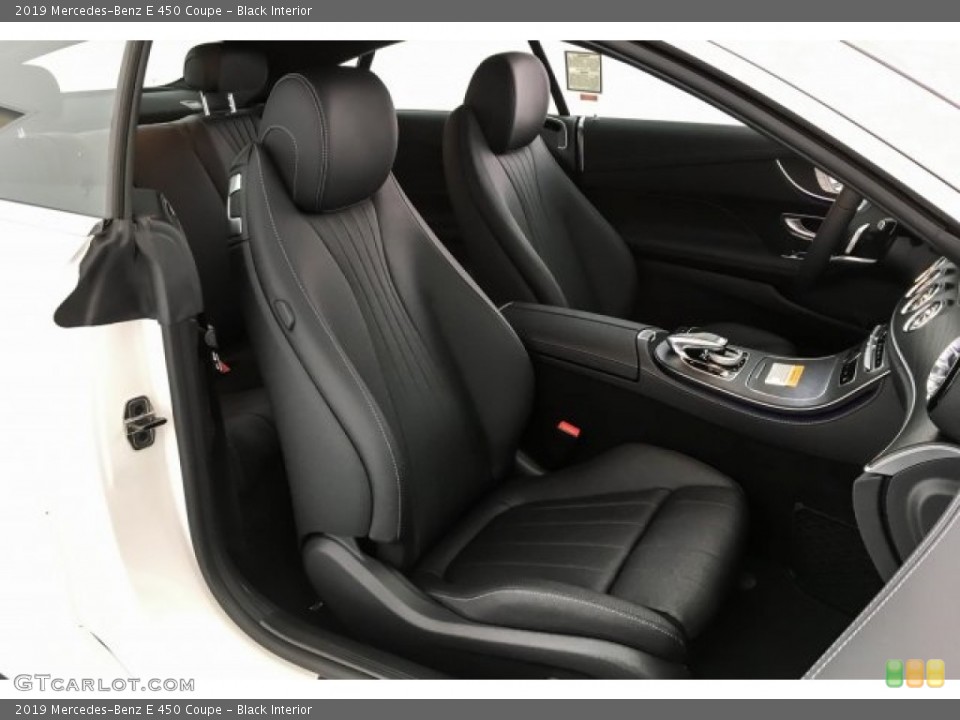 Black Interior Front Seat for the 2019 Mercedes-Benz E 450 Coupe #129516794