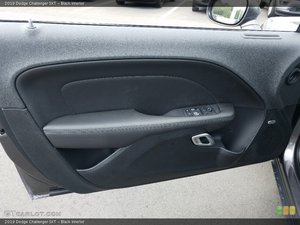 Black Interior Door Panel for the 2019 Dodge Challenger SXT #129517043