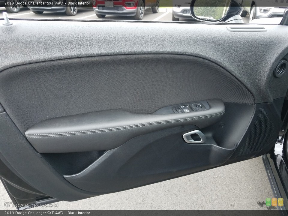 Black Interior Door Panel for the 2019 Dodge Challenger SXT AWD #129517973