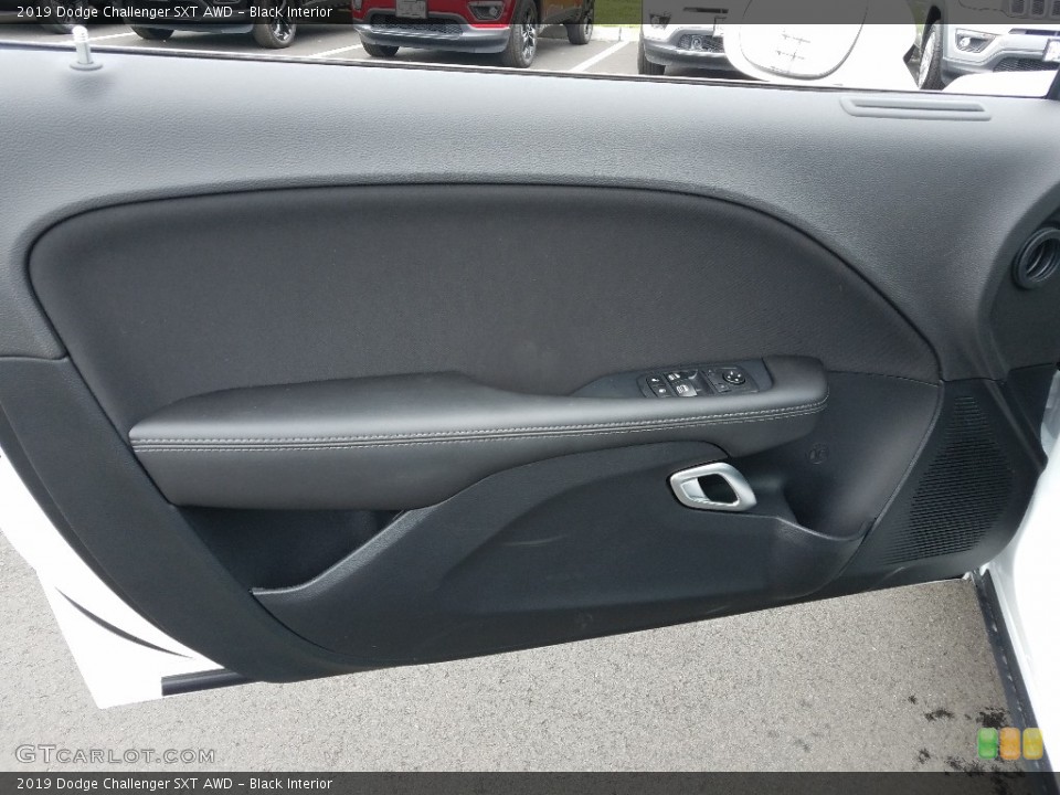 Black Interior Door Panel for the 2019 Dodge Challenger SXT AWD #129518276