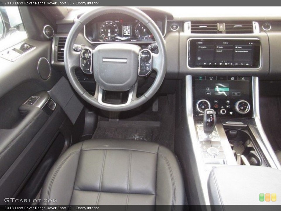 Ebony Interior Dashboard for the 2018 Land Rover Range Rover Sport SE #129520298