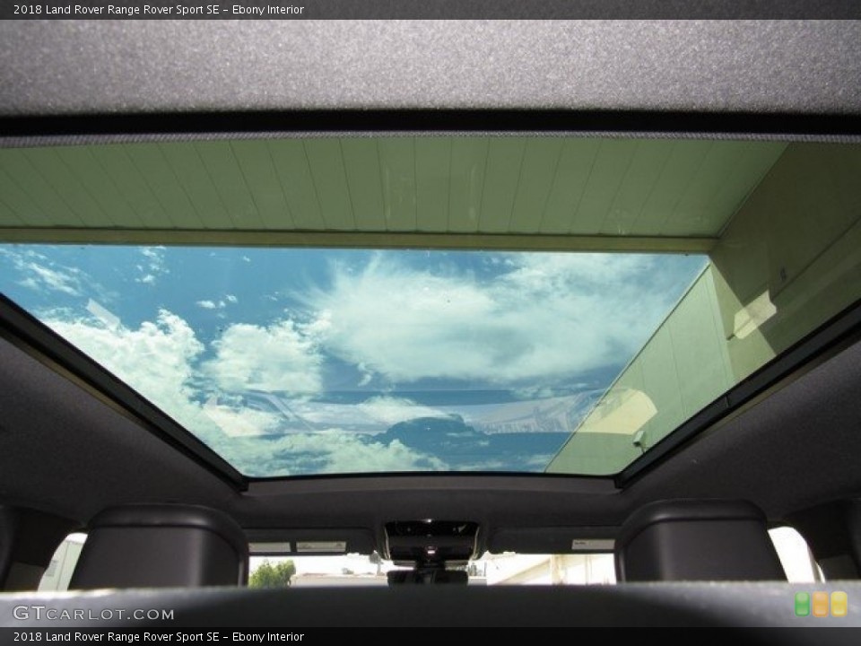 Ebony Interior Sunroof for the 2018 Land Rover Range Rover Sport SE #129520376