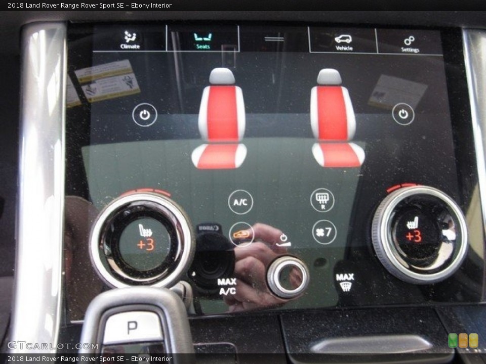 Ebony Interior Controls for the 2018 Land Rover Range Rover Sport SE #129520697