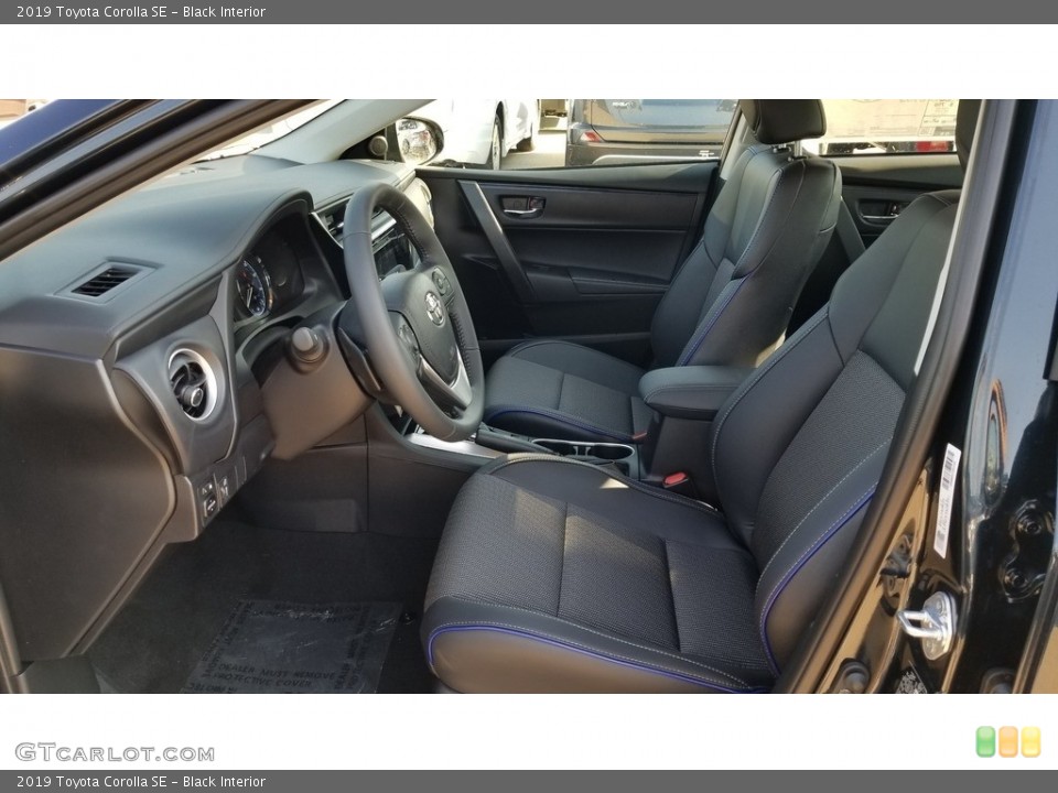Black Interior Photo for the 2019 Toyota Corolla SE #129523130
