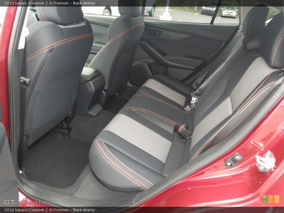 Black Interior Rear Seat for the 2019 Subaru Crosstrek 2.0i Premium #129526403