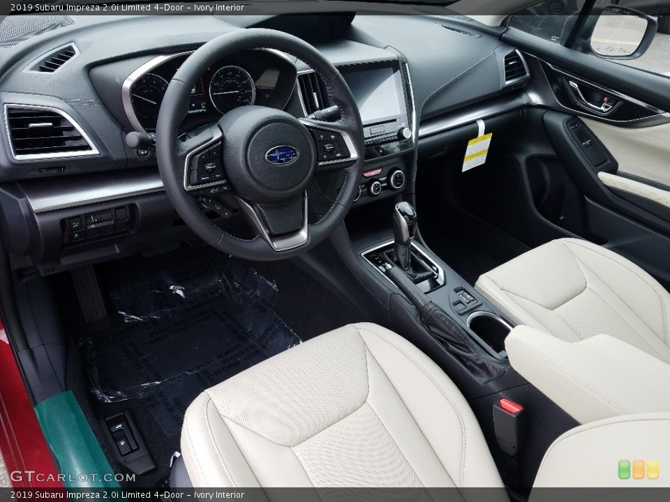 Ivory Interior Photo for the 2019 Subaru Impreza 2.0i Limited 4-Door #129527087