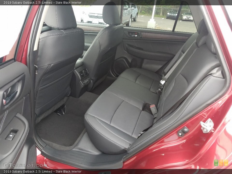 Slate Black Interior Rear Seat for the 2019 Subaru Outback 2.5i Limited #129528176