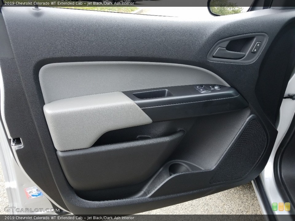 Jet Black/Dark Ash Interior Door Panel for the 2019 Chevrolet Colorado WT Extended Cab #129528248